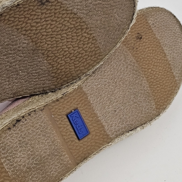 Keds Womens Pink Triple Kick Canvas Jute Sneaker - Picture 10 of 12